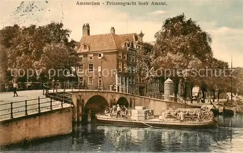 AK / Ansichtskarte  Amsterdam__NL Prinsengracht hoek Amstel 