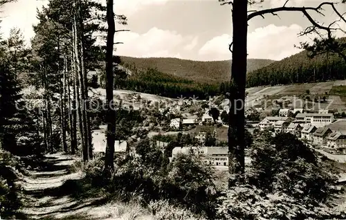 AK / Ansichtskarte  Enzkloesterle Panorama Enzkloesterle