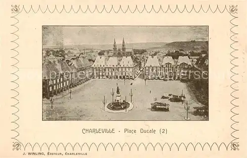 AK / Ansichtskarte Charleville_51_Marne Place Ducale 