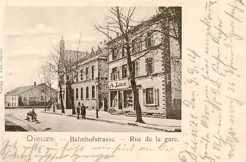 AK / Ansichtskarte Dieuze_57_Moselle Rue de la gare 