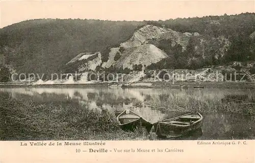 AK / Ansichtskarte Deville_08_Ardennes Vue sur la Meuse et les Carrieres 