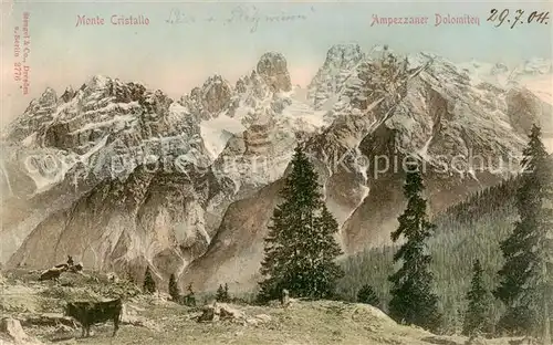 AK / Ansichtskarte 73795229 Monte_Cristallo_Veneto_IT Ampezzaner Dolomiten 