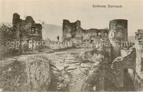 AK / Ansichtskarte Dornach__SO Schlossruine 