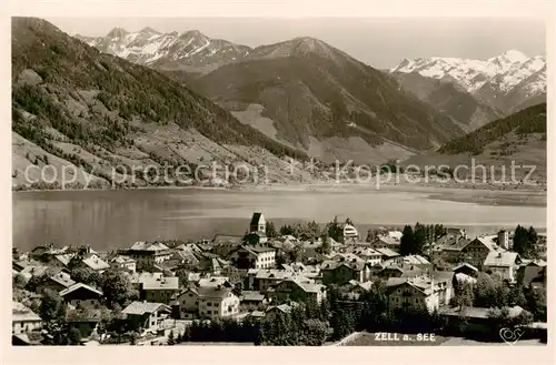 AK / Ansichtskarte  Zell_See_AT Panorama mit den Tauern 