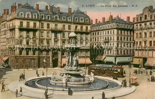 AK / Ansichtskarte Lyon_France La Place des Jacobins Lyon France