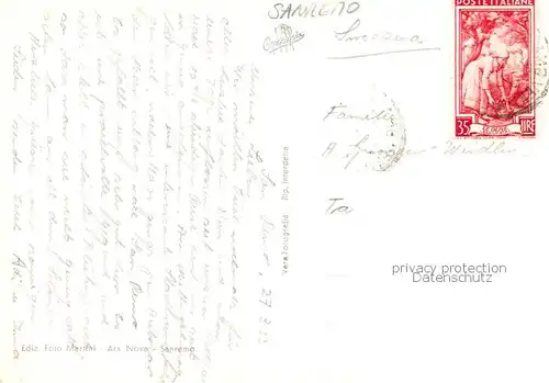 AK / Ansichtskarte  Sanremo_IT Panorama 