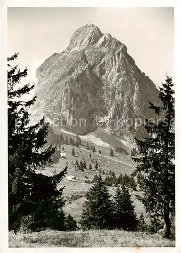 AK / Ansichtskarte Holzegg_1405m_SZ mit Grosser Mythe 