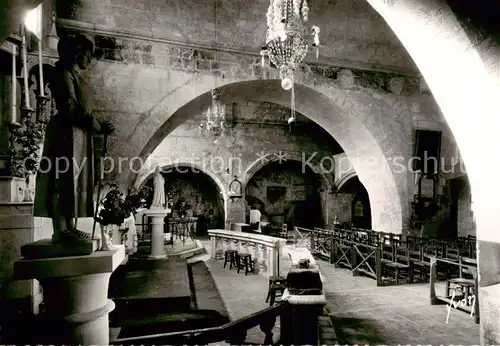 AK / Ansichtskarte Les Baux de Provence_13 Interieur de lEglise St Vincent 