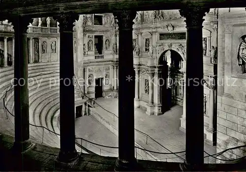 AK / Ansichtskarte 73795386 Vicenza_IT Teatro Olimpico Veduta delle Loggie 