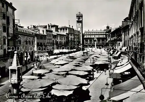 AK / Ansichtskarte  Verona__Veneto_IT Piazza delle Erbe 