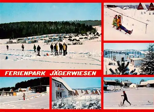 AK / Ansichtskarte  Waldkirchen_Niederbayern Ferienpark Jaegerwiesen Wintersport Waldkirchen Niederbayern