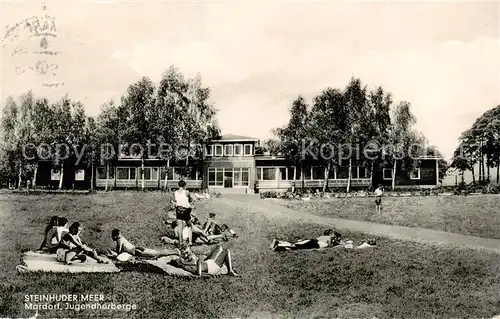 AK / Ansichtskarte  Mardorf_Steinhuder_Meer Dueckerstuben Liegewiese Mardorf_Steinhuder_Meer