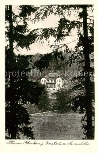 AK / Ansichtskarte  Altenau_Harz Sanatorium Annenhoehe Altenau Harz