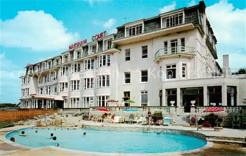 AK / Ansichtskarte  Bournemouth_UK Marsham Court Hotel mit Pool Bournemouth UK