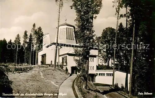 AK / Ansichtskarte  Wangen_Allgaeu Theresienkirche der Kinderheilstaette Wangen Wangen Allgaeu