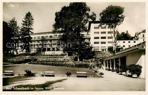 AK / Ansichtskarte  Bad_Schwalbach Staatl Kurhotel Bad_Schwalbach