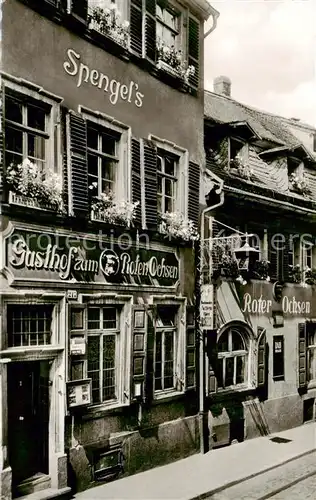 AK / Ansichtskarte  Heidelberg_Neckar Spengels Gasthof zum Roten Ochsen Heidelberg Neckar