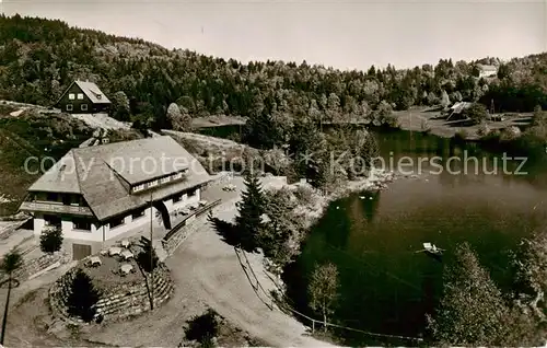 AK / Ansichtskarte 73795505 Wittenschwand Hotel Klosterweiherhof mit Haus Alpenblick Fliegeraufnahme Wittenschwand