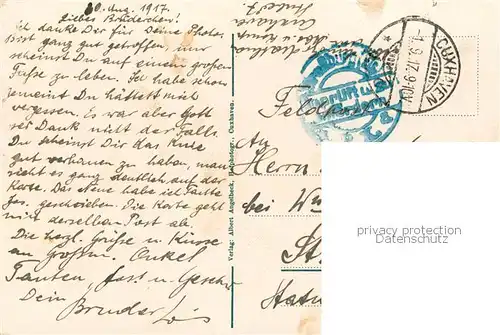 AK / Ansichtskarte  Cuxhaven_Nordseebad Semaphor Leuchtturm und Telegraphen Gebaeude bei Sturmflut Cuxhaven_Nordseebad