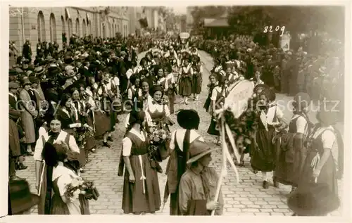 AK / Ansichtskarte Bern_BE Trachtenfest Umzug Bern_BE
