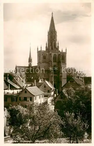 AK / Ansichtskarte  Konstanz_Bodensee Muenster Konstanz_Bodensee