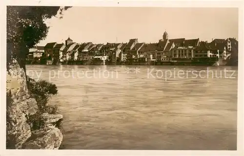 AK / Ansichtskarte Rheinfelden_AG Blick ueber den Rhein Rheinfelden AG