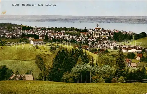 AK / Ansichtskarte Heiden_AR Panorama Kurort Bodensee Heiden_AR