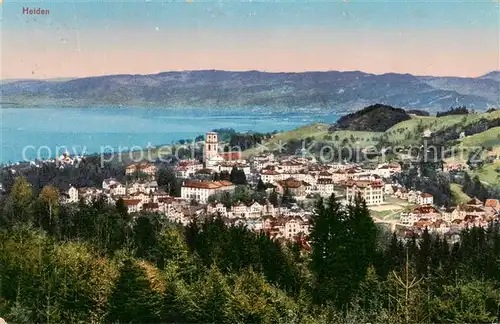 AK / Ansichtskarte Heiden_AR Panorama Kurort am Bodensee Heiden_AR