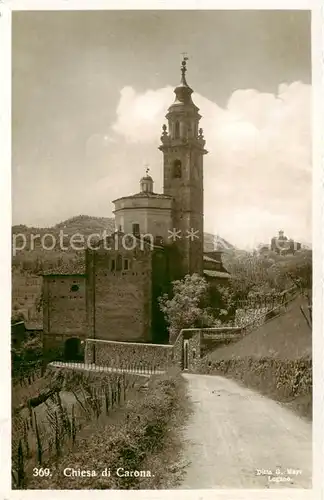 AK / Ansichtskarte Carona_Lago_di_Lugano_TI Chiesa Kirche 