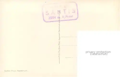 AK / Ansichtskarte Saentis_2504m_AR Observatorium Windmesser im Rauhreif 