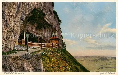 AK / Ansichtskarte Appenzell_IR Wildkirchli Appenzell IR