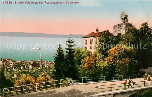 AK / Ansichtskarte Rorschach_Bodensee_SG St Anna Schloss 