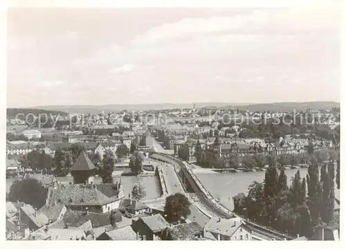 AK / Ansichtskarte 73795744 Konstanz_Bodensee Stadtpanorama Rheinbruecke Konstanz_Bodensee