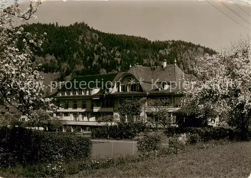 AK / Ansichtskarte Oberdiessbach_BE Krankenhaus Baumbluete 