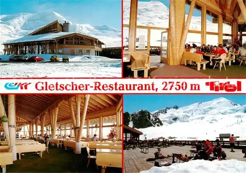 AK / Ansichtskarte 73795778 Kaunertal_Tirol_AT Kaunertaler Gletscherbahnen Bergrestaurant 