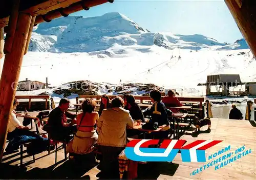 AK / Ansichtskarte 73795779 Kaunertal_Tirol_AT Kaunertaler Gletscherbahnen Bergrestaurant 