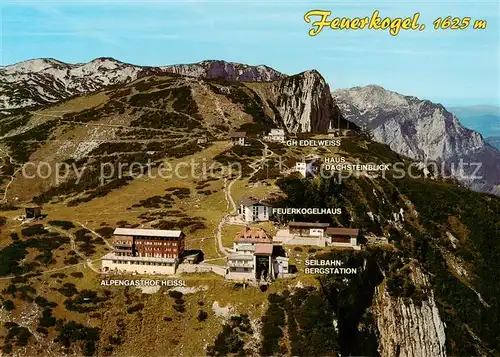 AK / Ansichtskarte  Ebensee_Oberoesterreich Alpengasthoefe Feuerkogelhaus Hoellengebirge Ebensee_Oberoesterreich