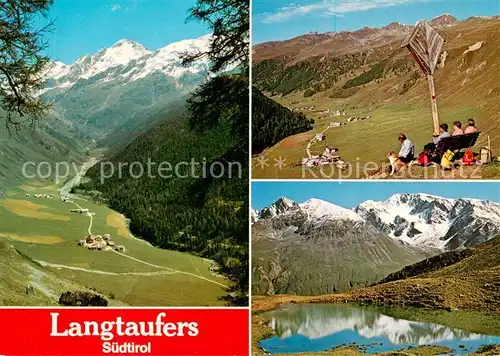 AK / Ansichtskarte 73795793 Langtaufers_Graun_Resia_Trento_IT Panorama Langtauerertal Wandergebiet Vinschgau Bergsee Alpen 