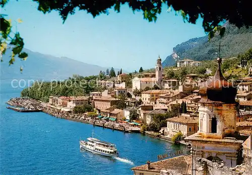 AK / Ansichtskarte  Limone_sul_Garda_IT Panorama Gardasee Faehre 