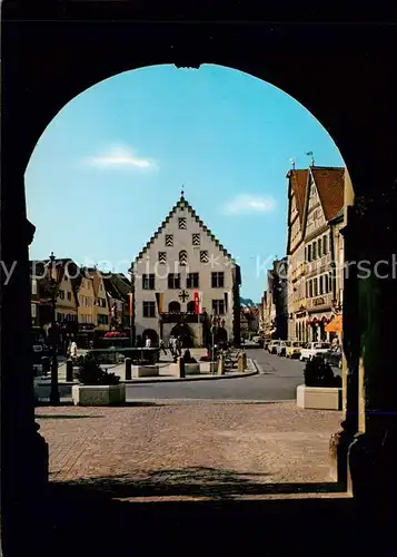 AK / Ansichtskarte  Bad_Mergentheim Blick zum Rathaus Bad_Mergentheim