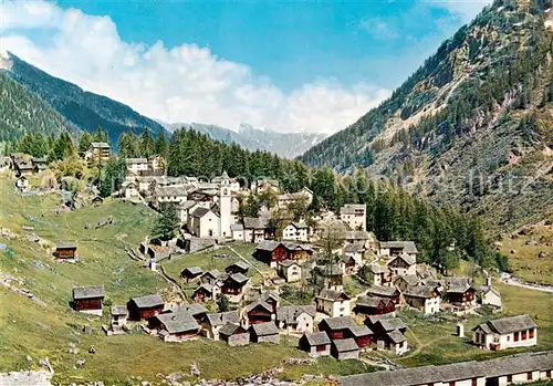 AK / Ansichtskarte Bosco Gurin_TI Walserdorf im Tessin 