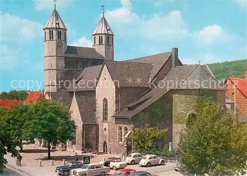 AK / Ansichtskarte  Bad_Gandersheim Stiftskirche Bad_Gandersheim