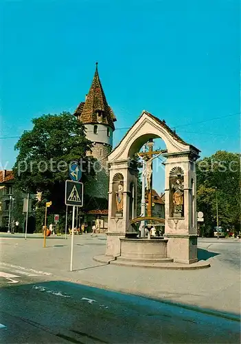 AK / Ansichtskarte  Ravensburg__Wuerttemberg Brunnen 