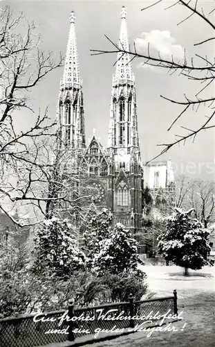 AK / Ansichtskarte  Wien_AT Votivkirche Weihnachtskarte 