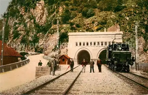 AK / Ansichtskarte Iselle_di_Trasquera_Simplon_VS Tunnel du Simplon 