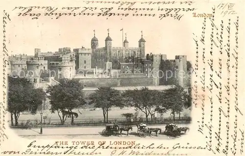 AK / Ansichtskarte 73795925 London__UK The Tower of London 