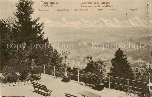 AK / Ansichtskarte Magglingen Panorama vom Kurhaus Magglingen