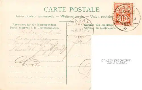 AK / Ansichtskarte Ragaz_Bad_SG mit Falknis 