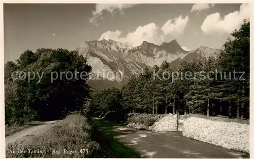 AK / Ansichtskarte Bad_Ragaz_Ragatz_SG An der Tamina 