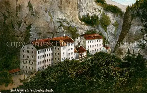 AK / Ansichtskarte Bad_Pfaefers_SG in der Taminaschlucht 